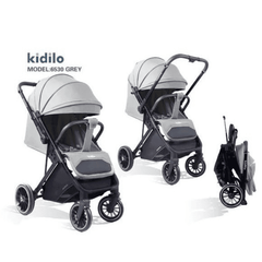 Kidilo Baby Stroller S5708 – Light Grey - Colorland Toys