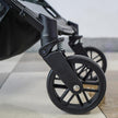 Kidilo K8F Luxury Foldable 3-in-1 Baby Stroller, Lightweight, Black