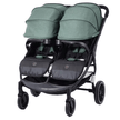 Kidilo LB100 Luxury Twin Lightweight Aluminum Twin Stroller black