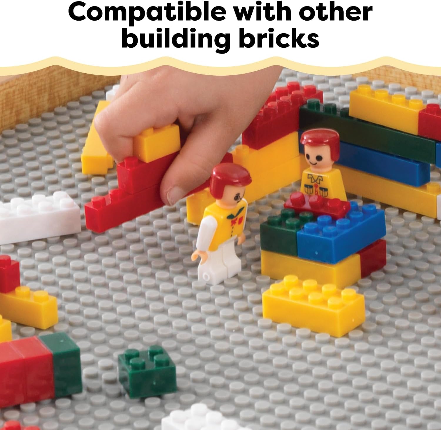 Kidkraft 2 in 1 Activity Table with Board Gray/Natural - Colorland Toys