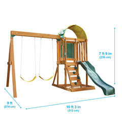 Kidkraft Ainsley Outdoor Swing Set/Playset B26415E - Colorland Toys