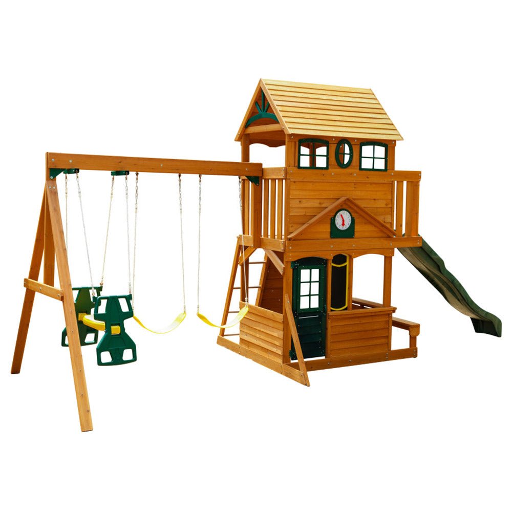 Kidkraft Ashberry Wooden Swing Set F23075 - Colorland Toys