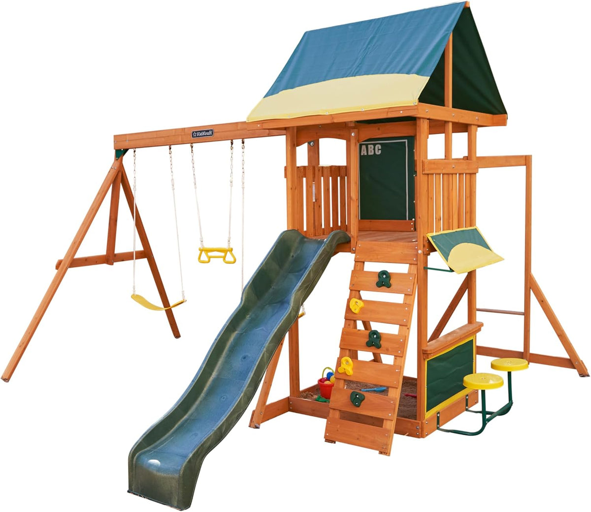 Kidkraft BrightsideWooden Swing Set / Playset F23210 — image 1