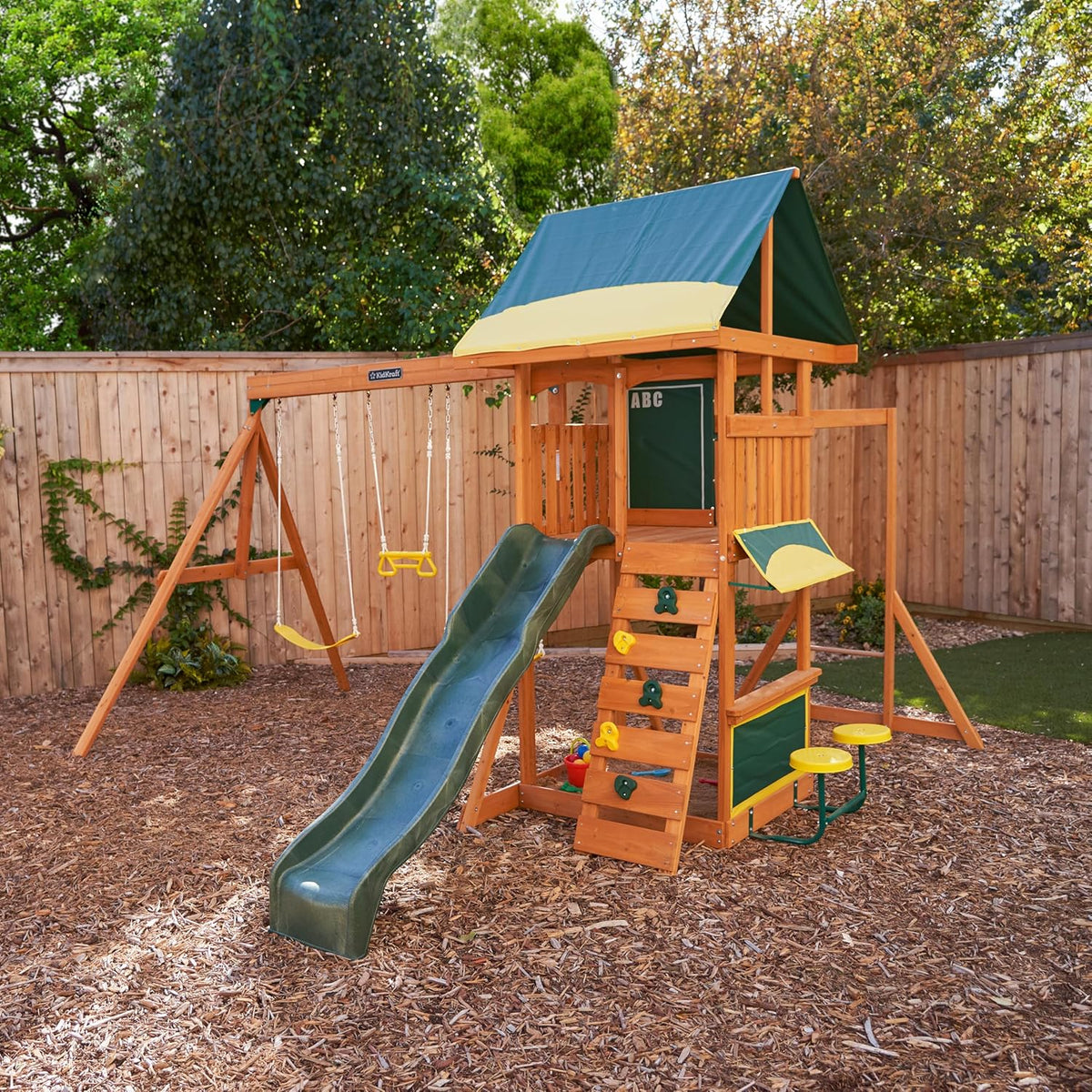 Kidkraft BrightsideWooden Swing Set / Playset F23210 — image 4