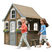 KidKraft Forestview II Wooden Outdoor Playhouse with Doorbell, Kitchen & Bench