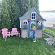 KidKraft Forestview II Wooden Outdoor Playhouse with Doorbell, Kitchen & Bench