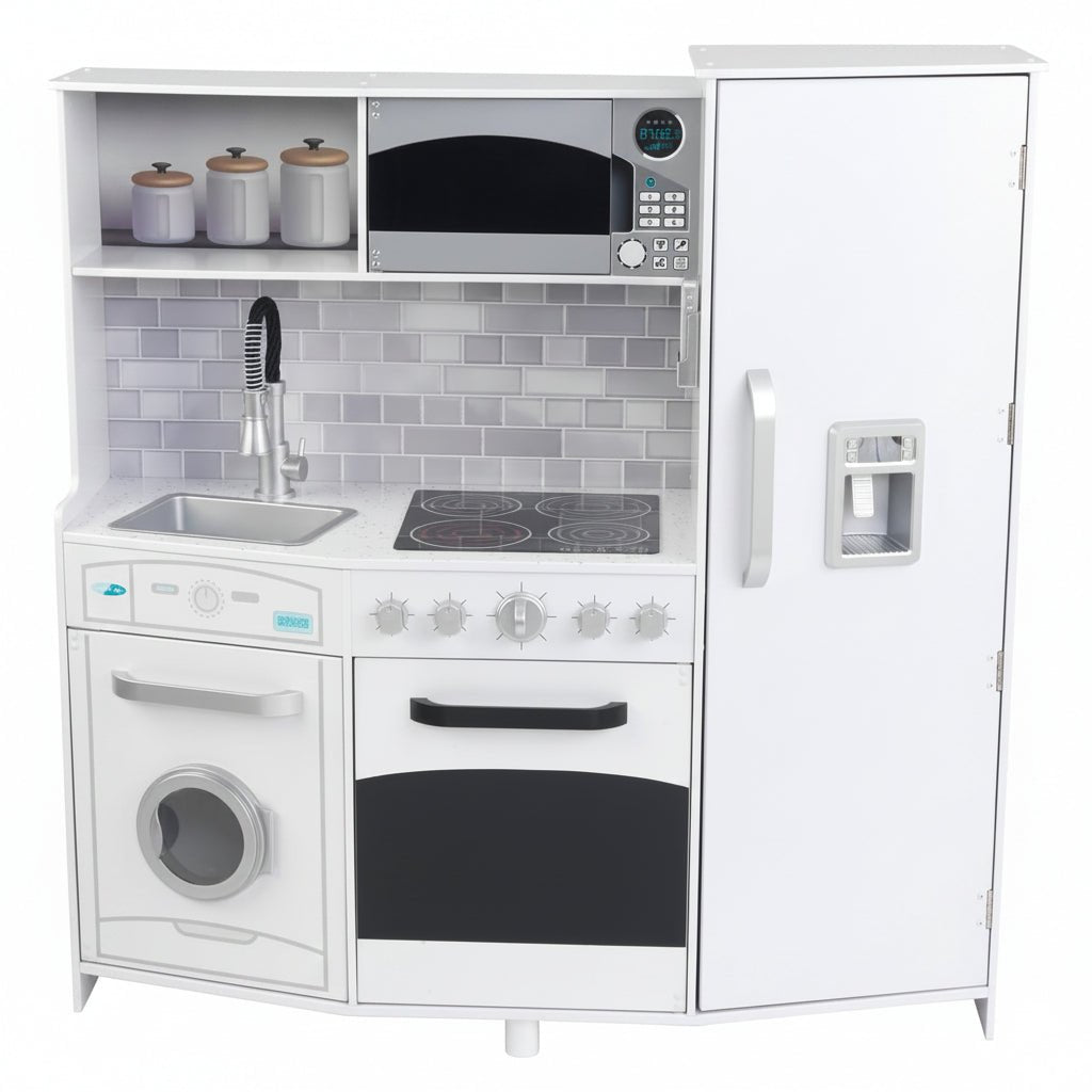 Kidkraft Large Play White Kitchen — image 1