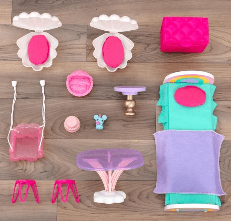 Kidkraft Rainbow Dreamers Unicorn Mermaid Dollhouse 20050 - Colorland Toys