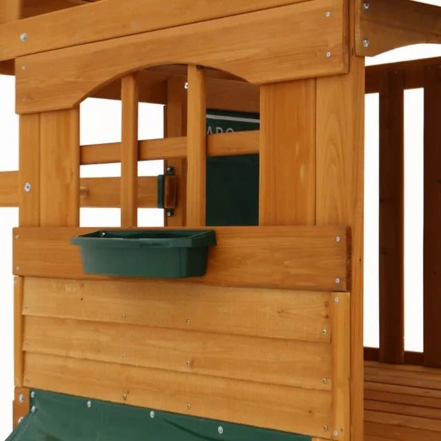 Kidkraft Ridgeview Deluxe Clubhouse Wooden Swing Set / Playset - Colorland Toys