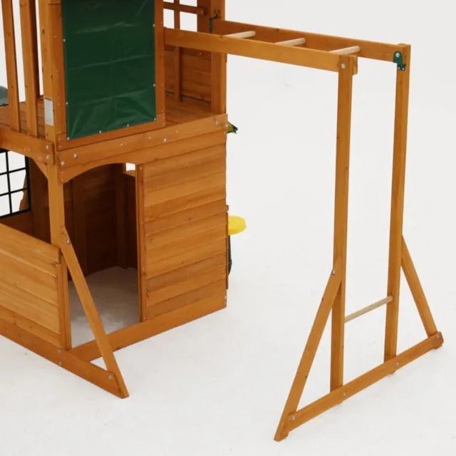 Kidkraft Ridgeview Deluxe Clubhouse Wooden Swing Set / Playset - Colorland Toys