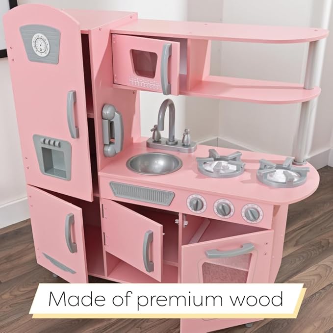 Kidkraft Vintage Play Kitchen Pink 53179 — image 7