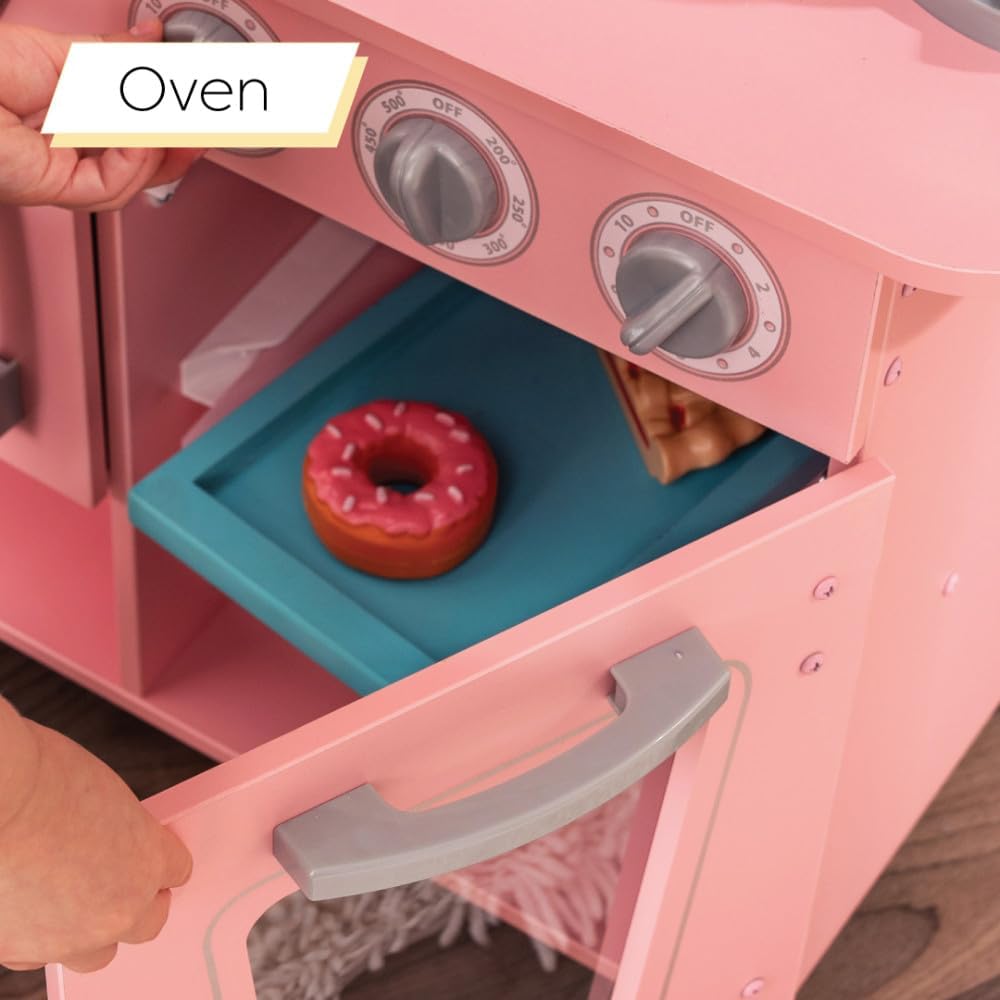Kidkraft Vintage Play Kitchen Pink 53179 — image 5