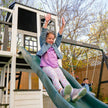 KidKraft Wrangler Way Swing Set – Wooden Playhouse & Slides F29625E