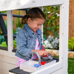 KidKraft Wrangler Way Swing Set – Wooden Playhouse & Slides F29625E