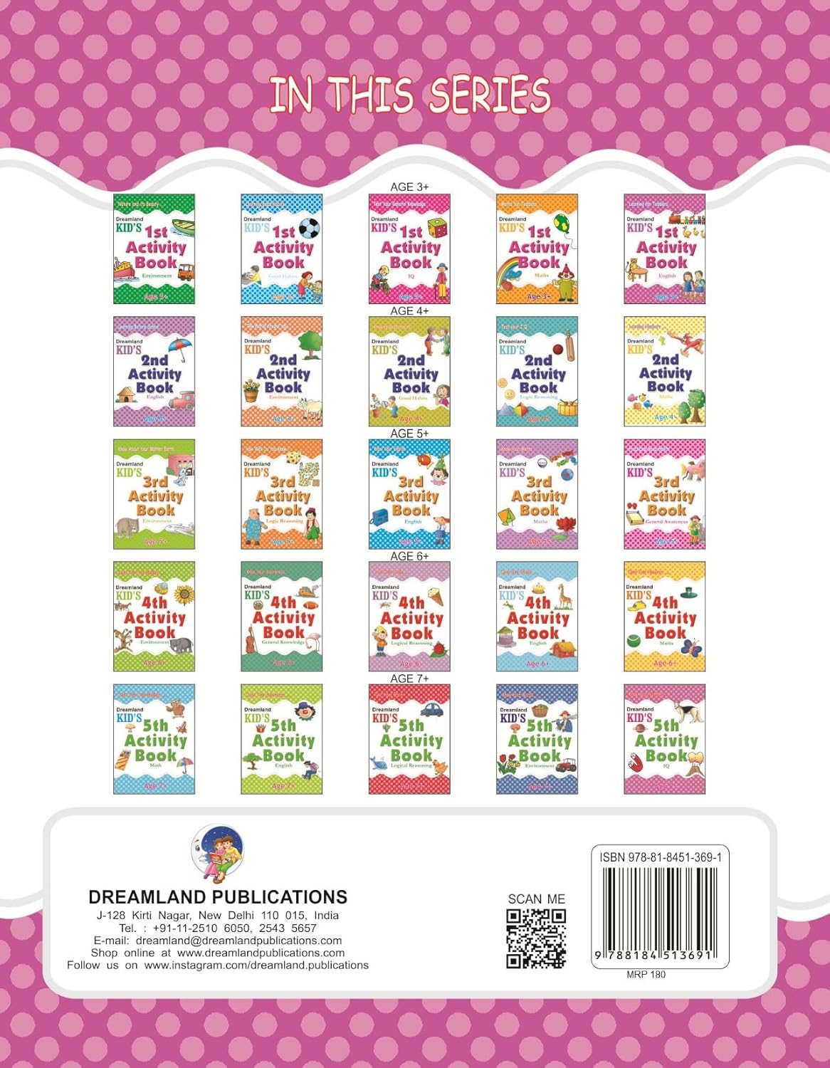 Kid's 1st Activity 3+ English 13691 - Colorland Toys