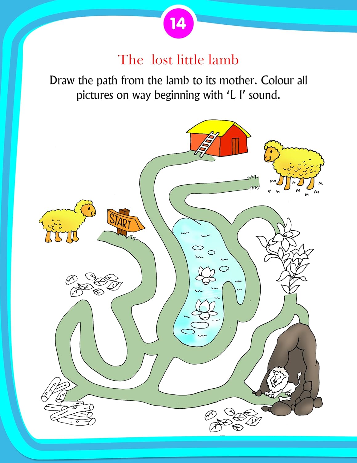 Kid's 1st Activity 3+ English 13691 - Colorland Toys