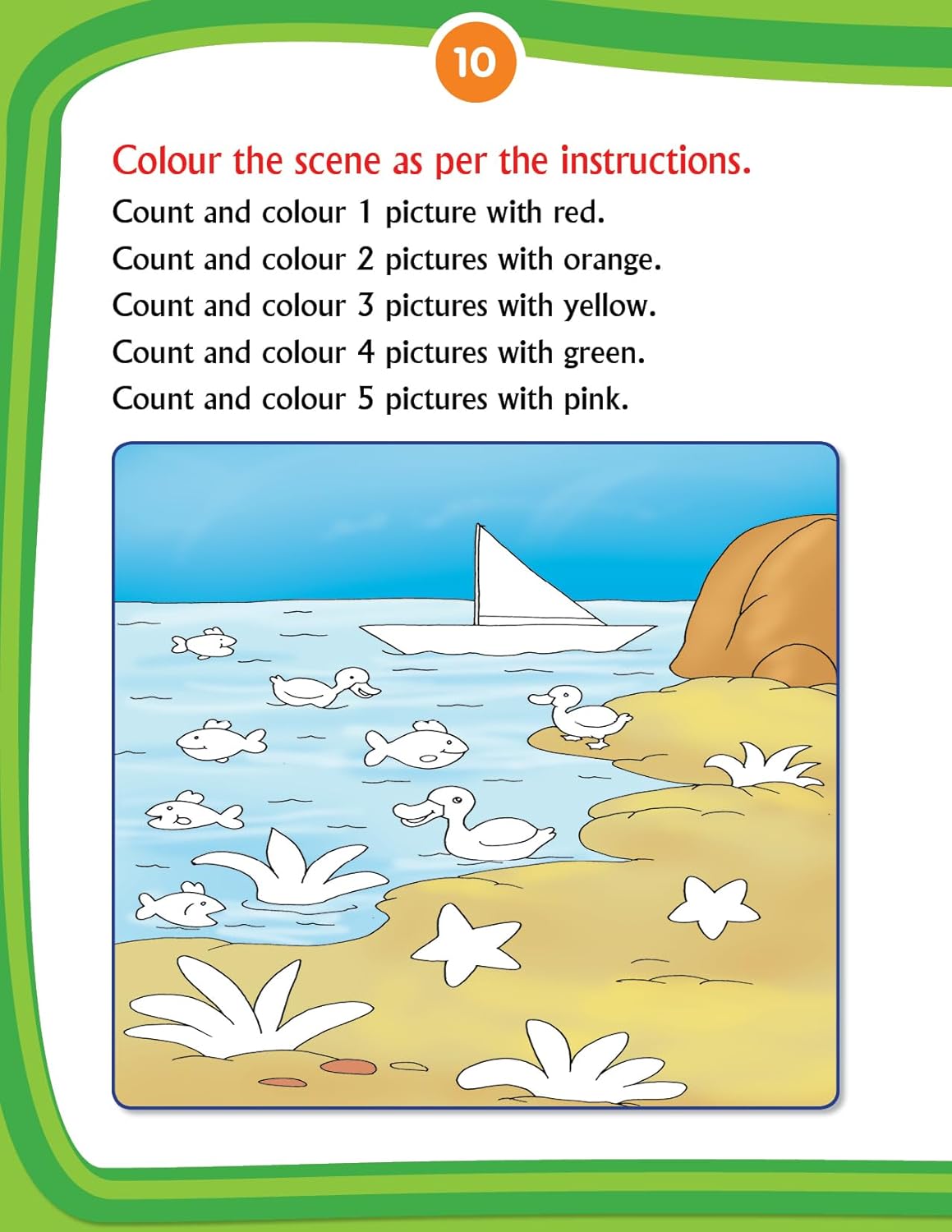 Kid's 2nd Activity 4+ Math 13745 - Colorland Toys