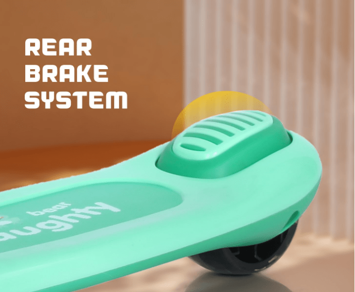 Kids 3 - Wheeled Scooter Green 103 - 39 - Colorland Toys