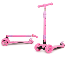 Kids 3 - Wheeled Scooter Pink 103 - 39 - Colorland Toys