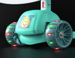 Kids 3-Wheeled Scooter with Lights Green 103-34