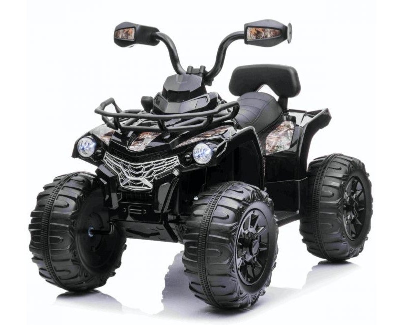 Kids Electric ATV Quadbike Ride - On – 12V Black (JS009) - Colorland Toys