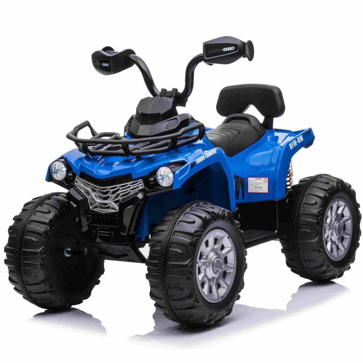 Kids Electric ATV Quadbike Ride - On – 12V Blue (JS009) - Colorland Toys