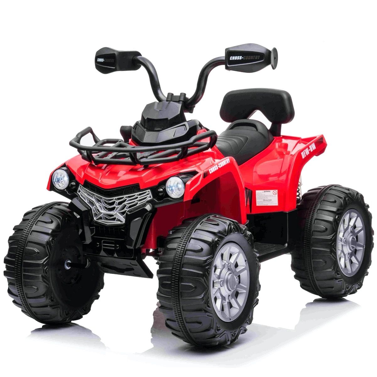 Kids Electric ATV Quadbike Ride - On – 12V Red (JS009) - Colorland Toys