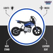 Kids Electric Dirt Bike Blue 24V T10