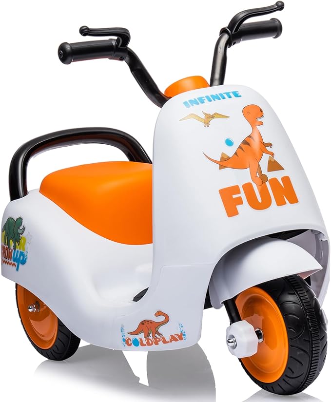 Kids Motor Bike White R6775/DLS-K2 — image 1