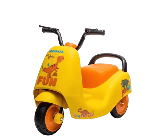 Kids Motor Bike Yellow R6775/DLS-K2 — image 1
