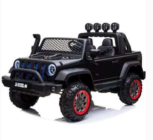 Kids Power Riding Jeep Black LB - 2033EL - Colorland Toys