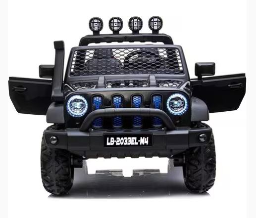 Kids Power Riding Jeep Black LB - 2033EL - Colorland Toys