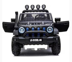 Kids Power Riding Jeep Black LB - 2033EL - Colorland Toys