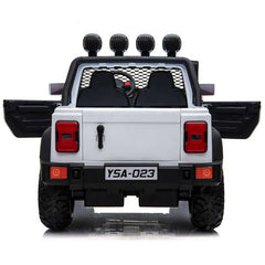 Kids Power Riding Jeep White LB - 2033EL - Colorland Toys