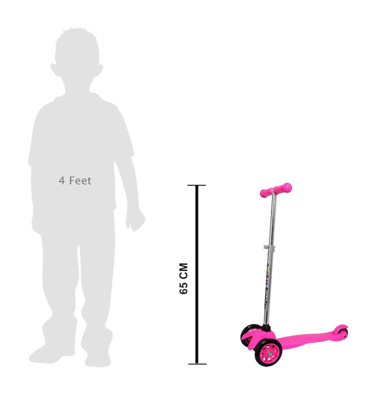 Kids Scooter Pink SCOOTER2108 - Colorland Toys