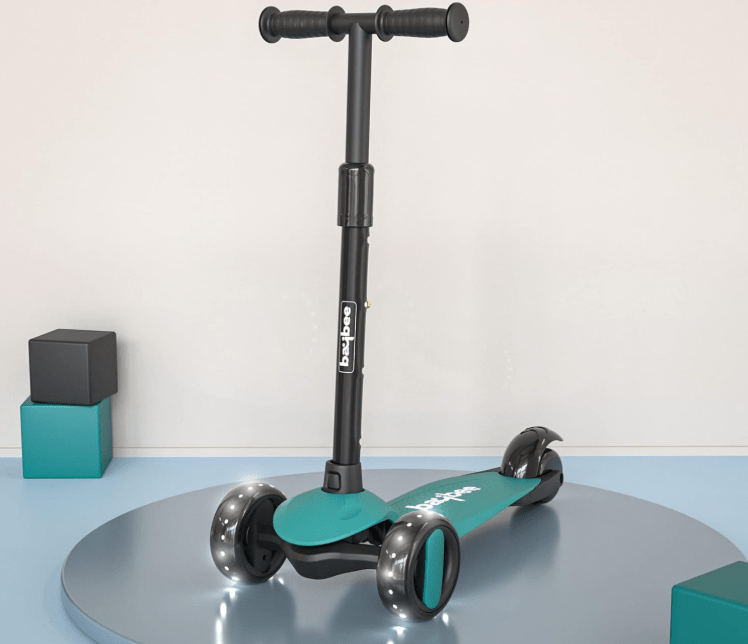 Kids Scooter with Lights Green 103 - 57 - Colorland Toys