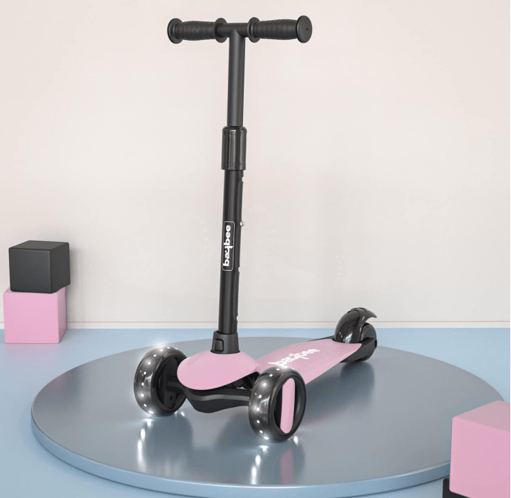 Kids Scooter with Lights Pink 103-57 — image 1