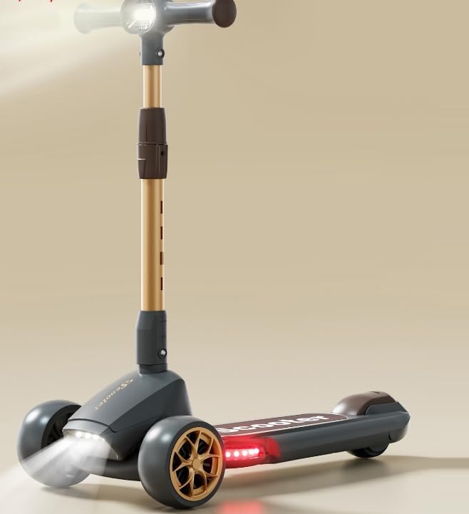 Kids Scooty Black/Gold ST8106 - Colorland Toys