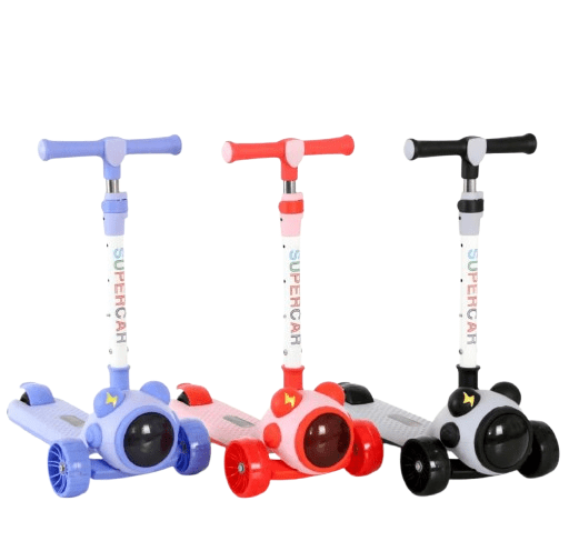 Kids Scooty Blue/Gray/Pink ST6340/S5652 Assorted - Colorland Toys