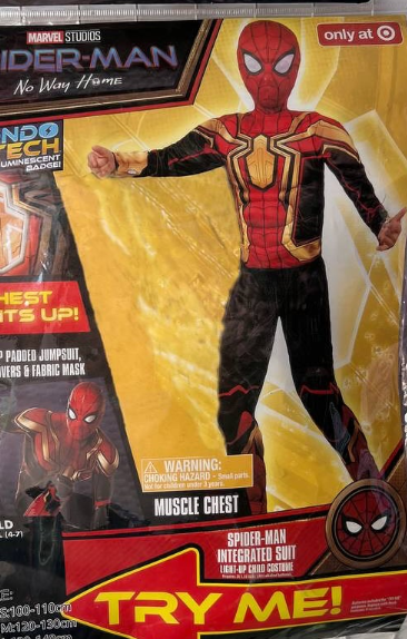 Kids Spiderman Costume Large HK - 0258 - Colorland Toys