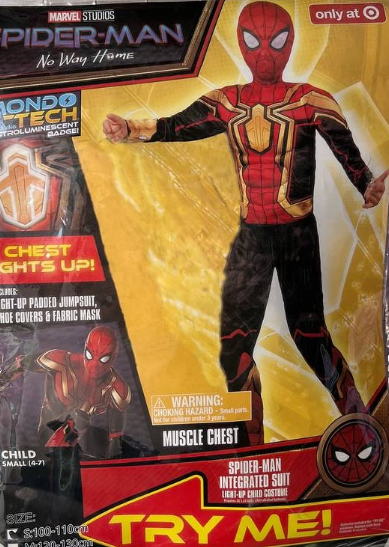 Kids Spiderman Costume Medium HK-0258 — image 1