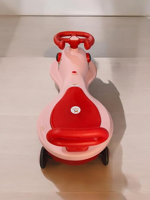 Kids Swing Car Pink/Red MN067 - Colorland Toys