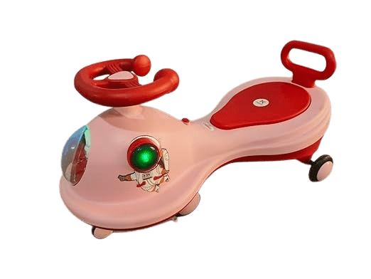 Kids Swing Car Pink/Red MN067 - Colorland Toys