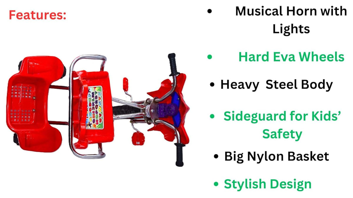 Kids Tricycle Red LB-2244 — image 3