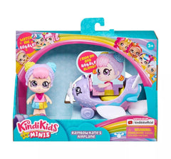Kindi Kids Minis Rainbow Kates Airplane 50083 - Colorland Toys