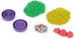 Kinetic Sand Flowfetti 4oz Playset with Roller & Confetti Shapes