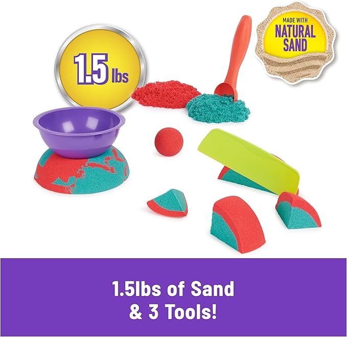 Kinetic Sand Mold N Flow 1.5lbs - Colorland Toys