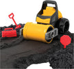 Kinetic Sand Pave & Play Construction Set with Toy Truck, 8oz Black Sand