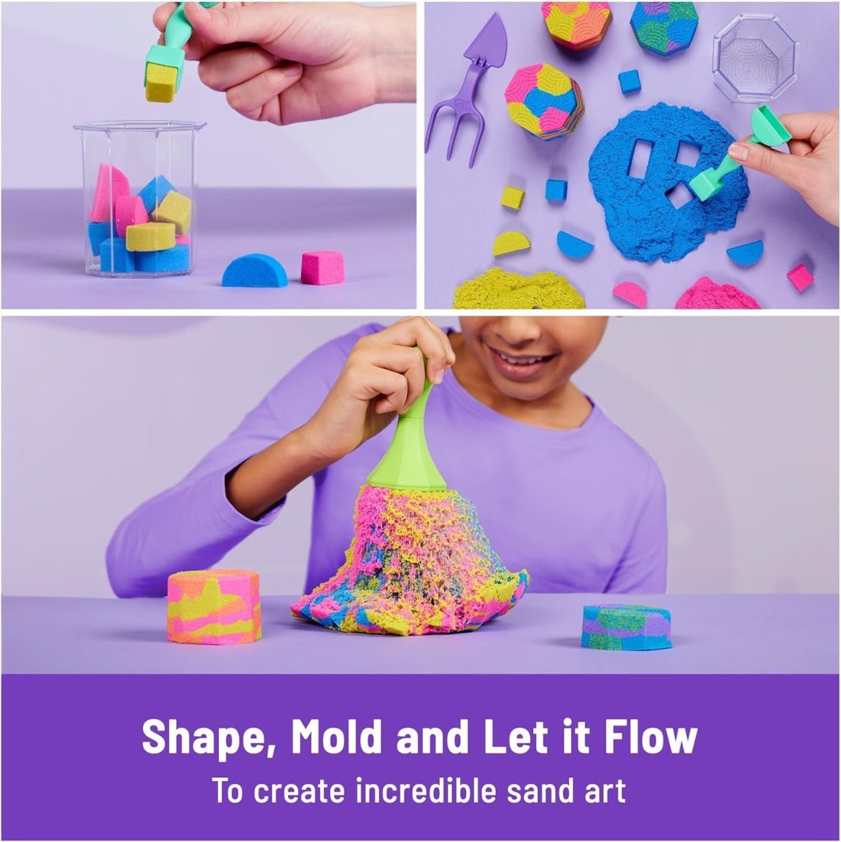 Kinetic Sand Squish N' Create 6065527 — image 3