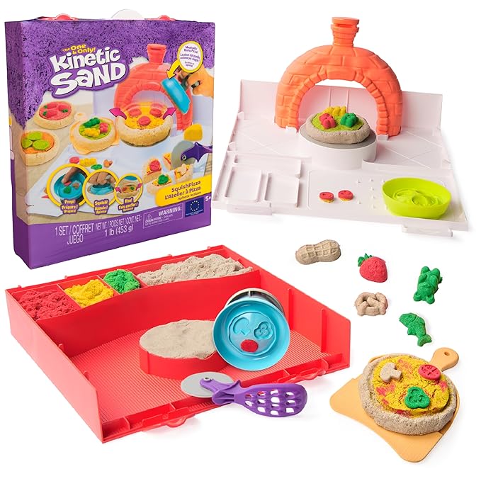 Kinetic Sand Squishpizza 6072551 - Colorland Toys
